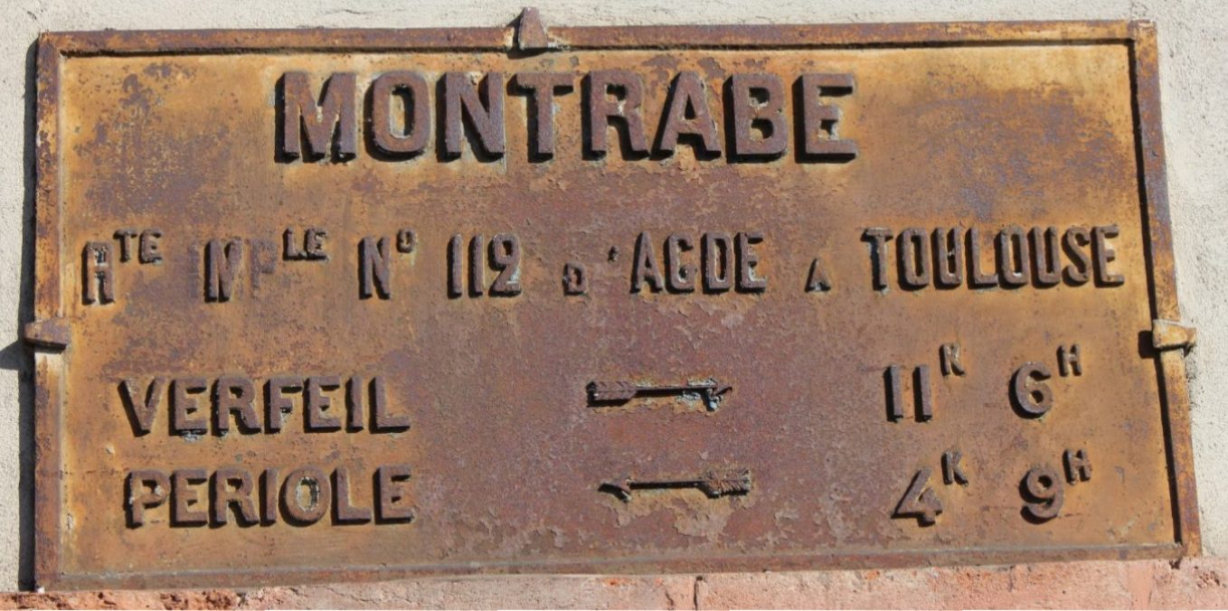 Panneau Montrabe Mémoire de Montrabé