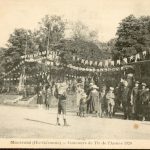 La fête du village en 1920. Concours de tir.